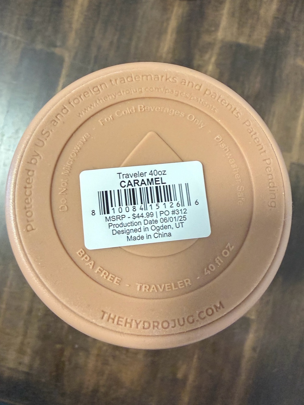 HydroJug Traveler 40oz Insulated Tumbler - caramel - Picture 3 of 3